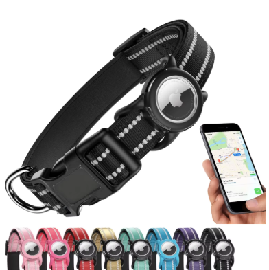 Air Tag Dog Collar | Waterproof Airtag Holder Collar