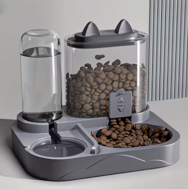 Cat Pet Feeder & Water Dispenser