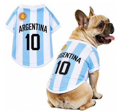 Messi Soccer Jersey For Dogs