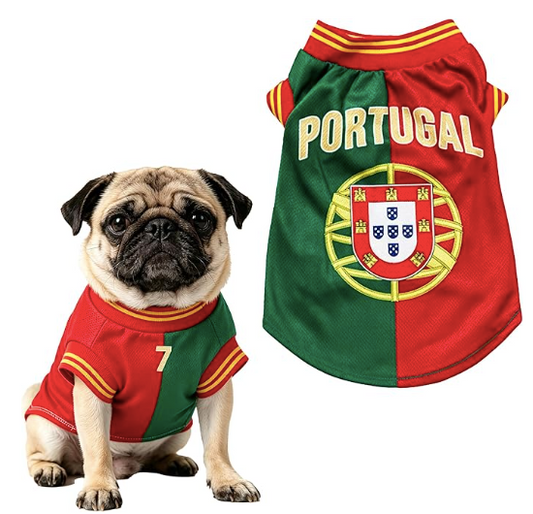 Ronaldo Soccer Jersey For Dogs